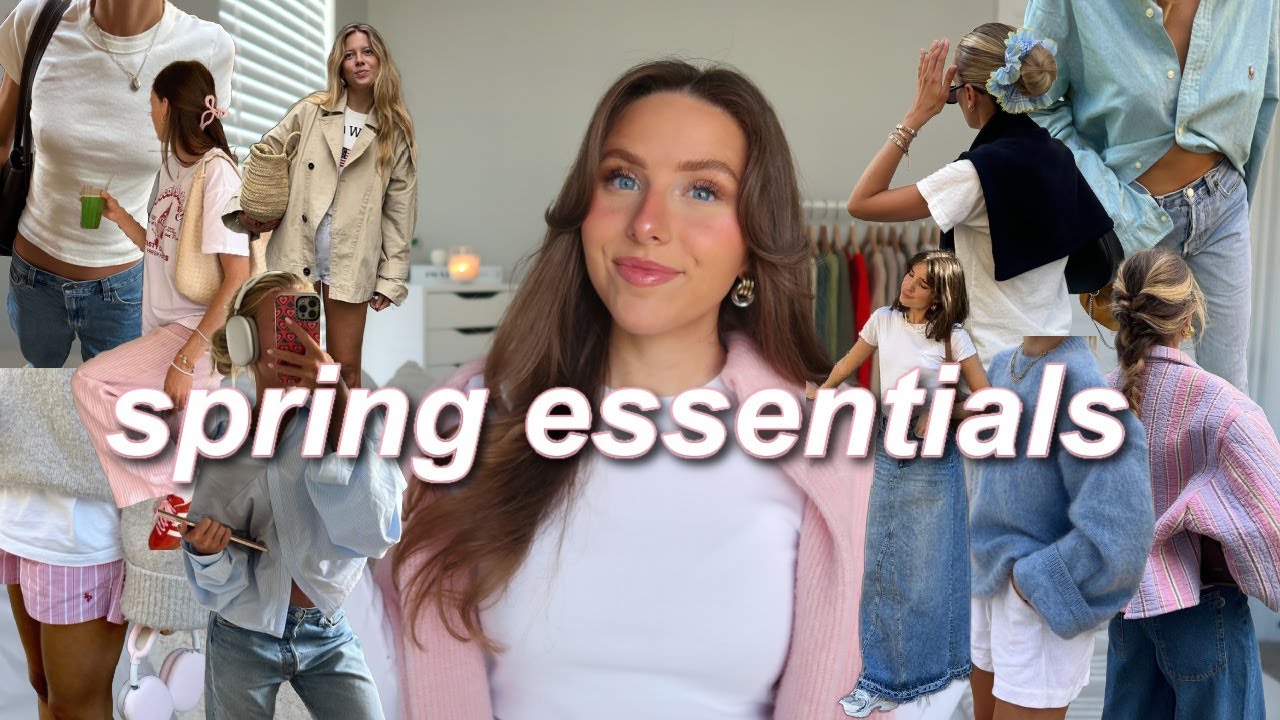 SPRING WARDROBE ESSENTIALS 2025! | your guide to the perfect SPRING wardrobe (spring outfits)