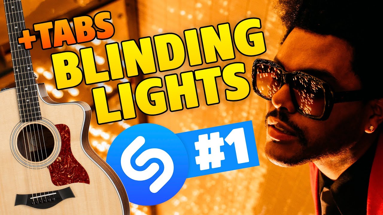 The Weeknd – Blinding Lights (кавер на гитаре, табы и караоке)