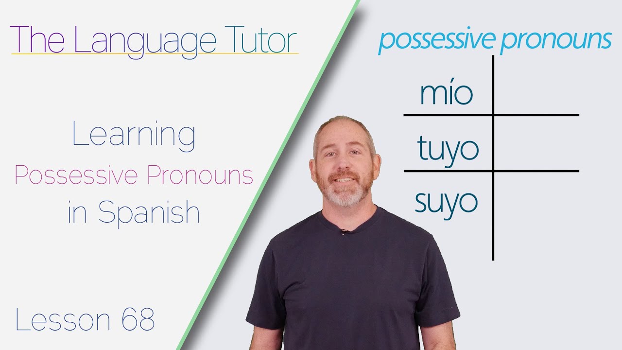 Изучение притяжательных местоимений в испанском языке | The Language Tutor *Урок 68*
