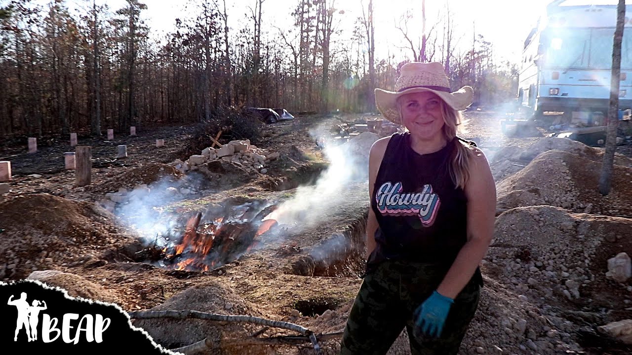 Setting FIRE To Terra Preta Pits AND Starting Seeds On Our Dirty’ol Homestead