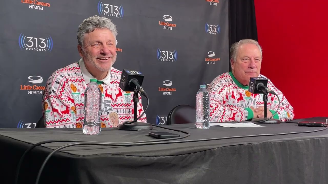 MSU's Tom Izzo, Oakland's Greg Kampe Postgame Press Conference
