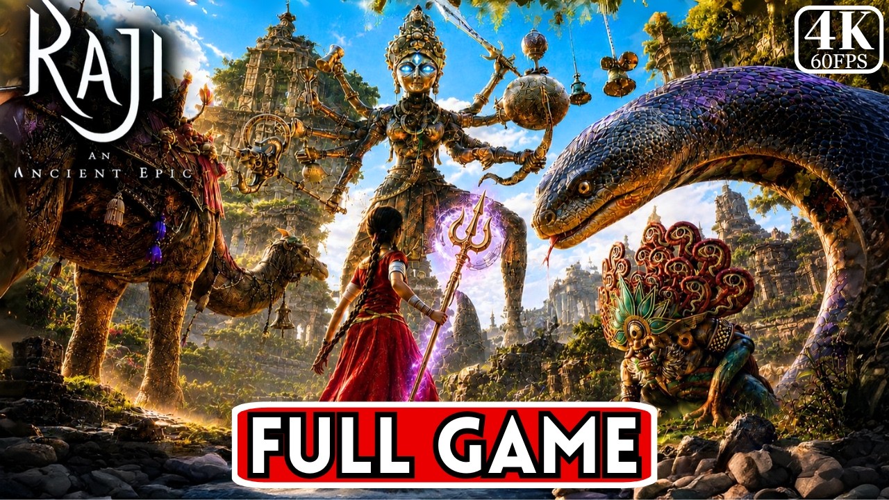 RAJI AN ANCIENT EPIC Gameplay Walkthrough FULL GAME {4K 60FPS PC} | No Commentary