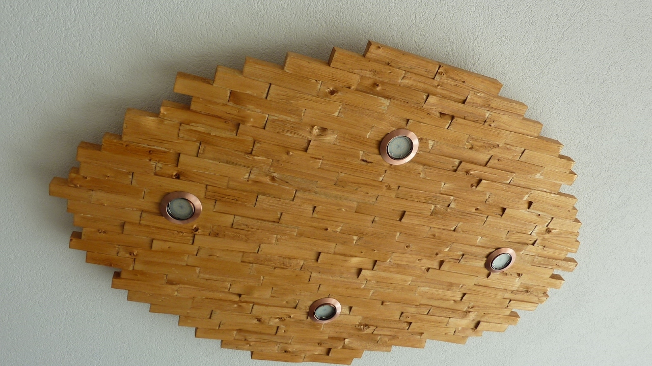 Designer Decken Lampe selber bauen Beleuchtung DIY