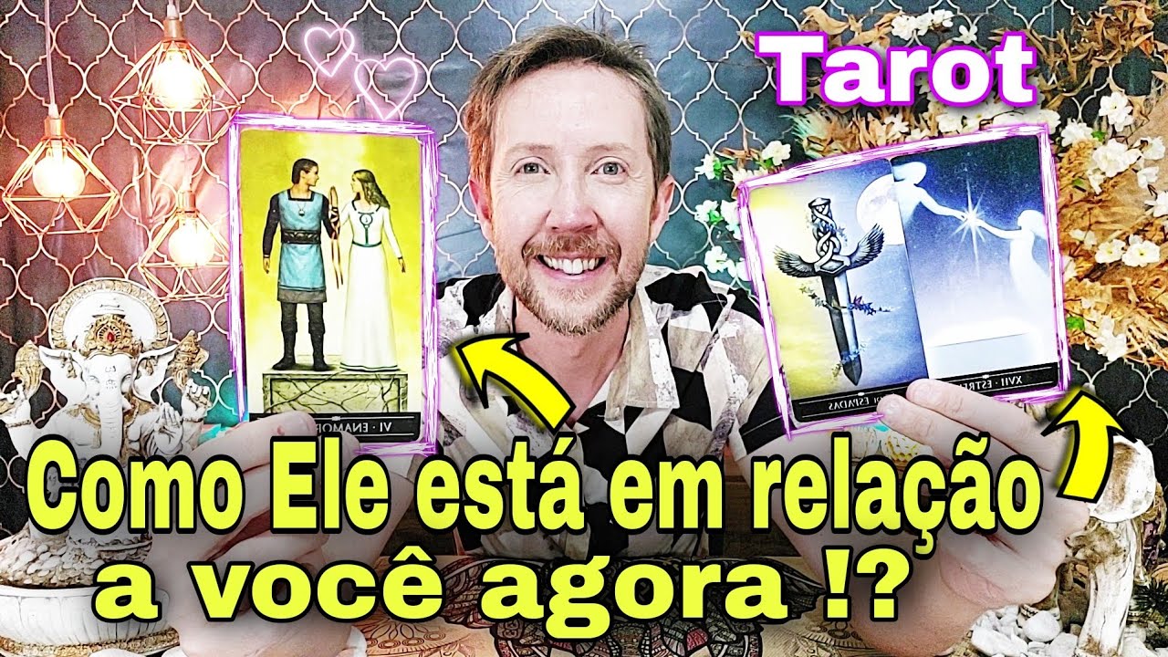Como Ele está em relação a você agora ? O que ele pensa e sente agora ? O que ele pretende ?Tarot