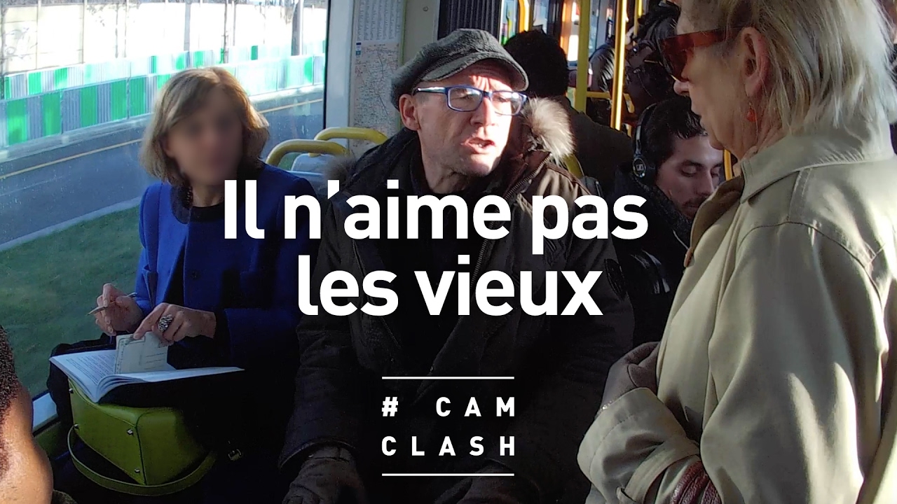Il n'aime pas les vieux dans les transports - Cam Clash
