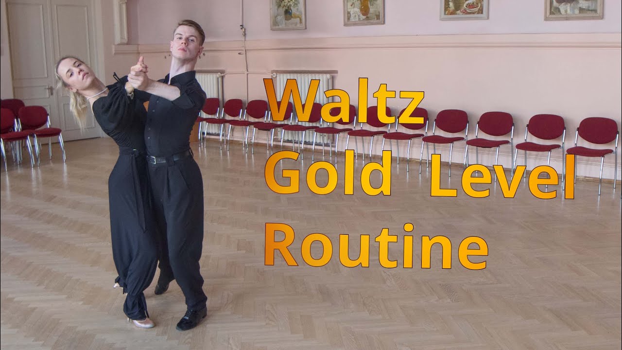 Waltz Gold Star Level Choreography | Running Weave from PP, Tumble Turn, Rudolph Ronde