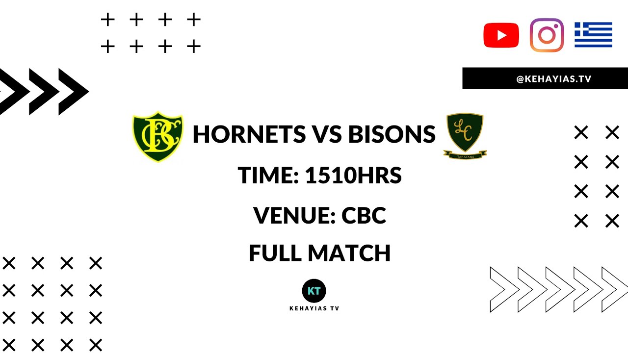 CBC's Hornets VS Lomagundi's Bisons || FULL MATCH || Season Game 8