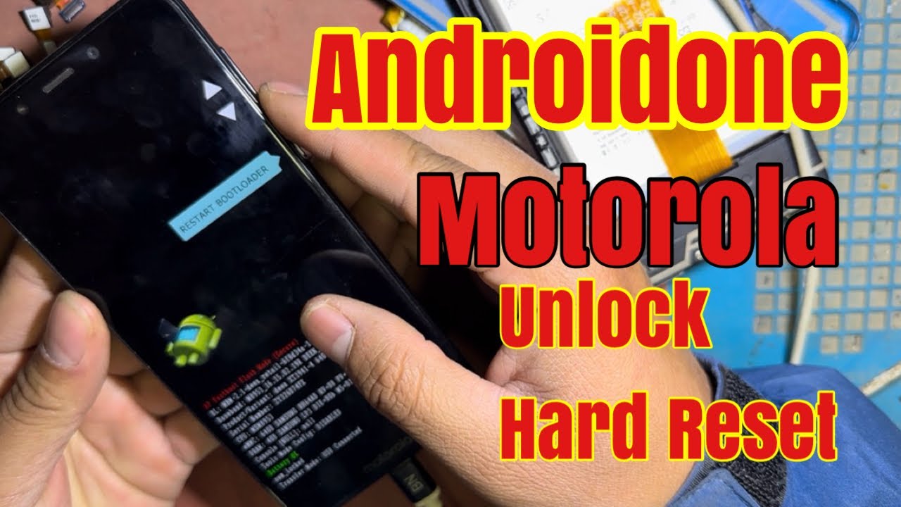 Androidone hard rest Frp bypass || Motorola Hard Reset