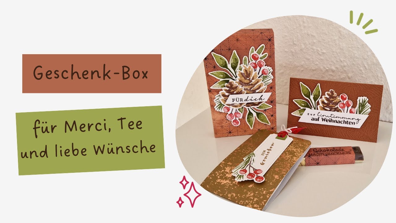 Mein Swap für die Weihnachtsfeier - Verpackung für Tee, Merci & ein kleines Kärtchen - Stampin´ Up!