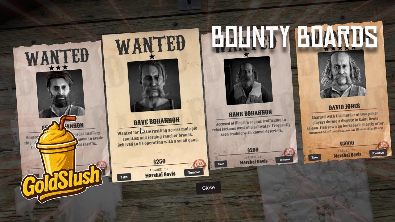 GoldSlush Presents: Bounty Boards