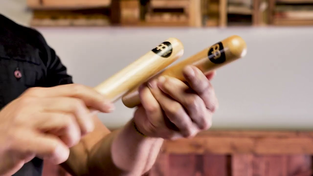 MEINL Percussion Wood Claves Classic - Hardwood (CL1HW)