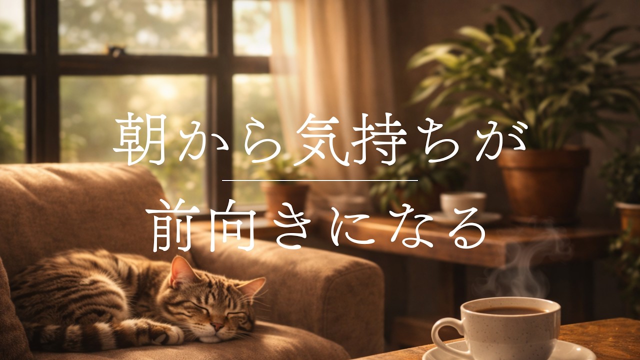 【作業用カフェBGM】気持ちが明るくなるカフェ音楽｜Positive Cafe Focus Music