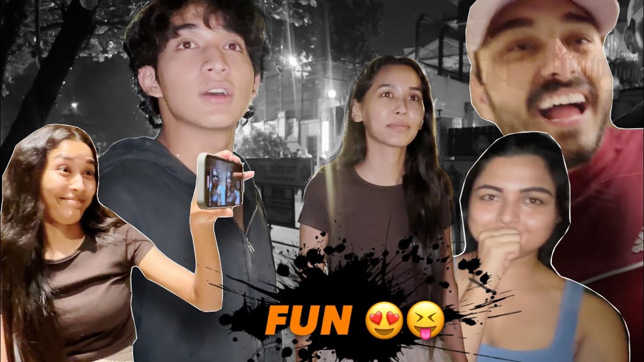 SRK Ke Ghar Ke Samne Masti Kiya 😍🤪
