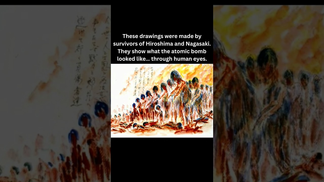 Hiroshima 1945 | Survivor Drawings That Shook the World #hiroshima #warhistory #nuclearwar
