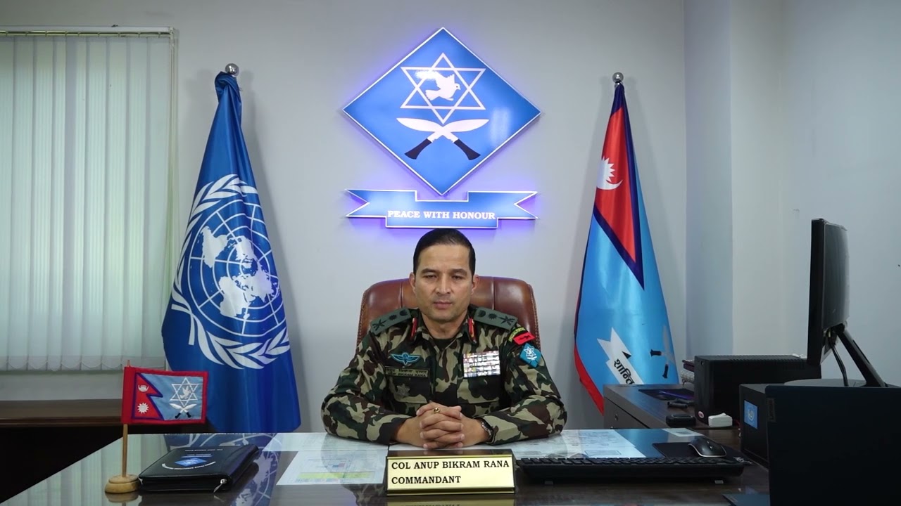 Colonel Anup Bikram Rana, Commandant of BPOTC, Welcomes Students to POTI