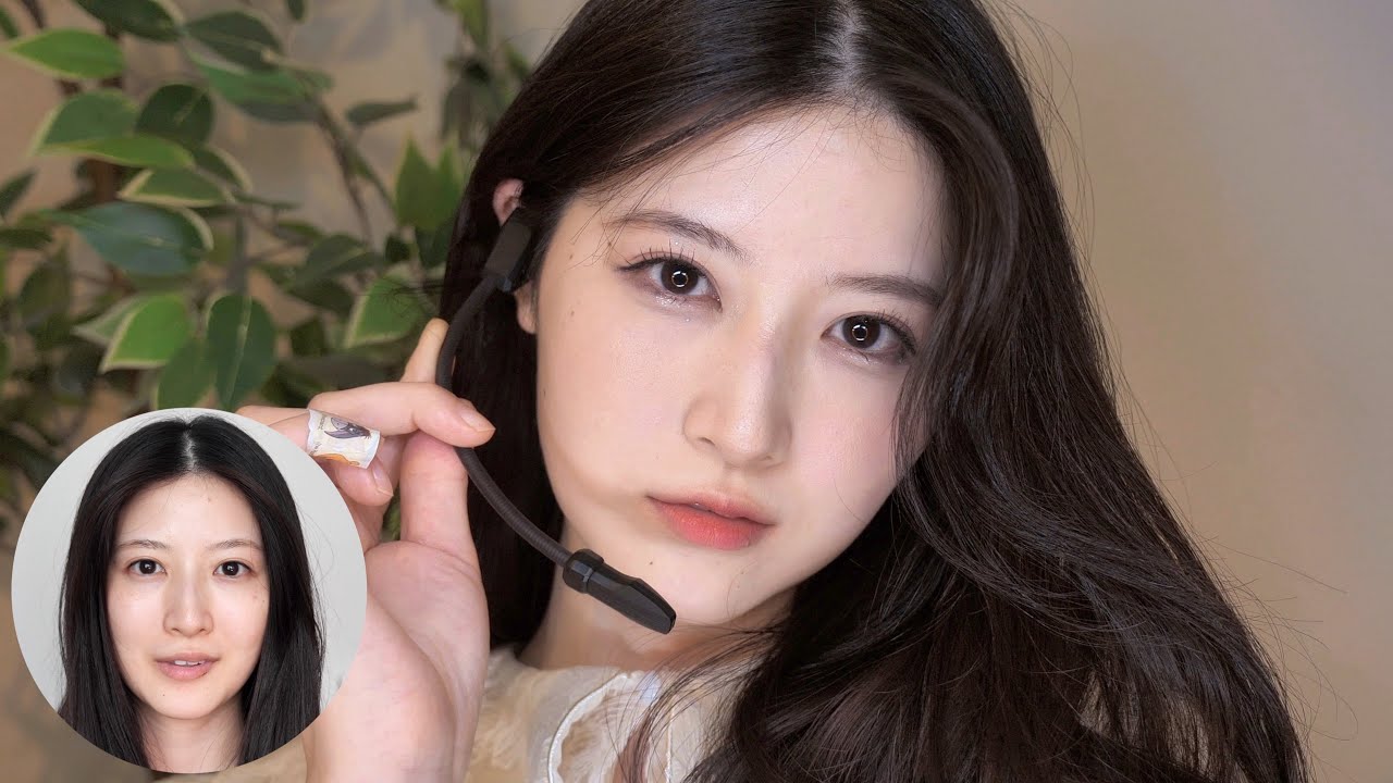 デイリーで使える、韓国アイドル風メイク。