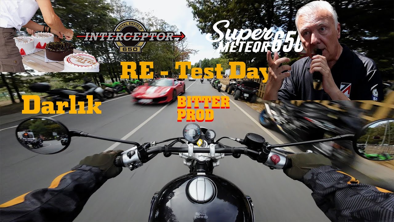 Royal Enfield - Darlık Test Day - Interceptor650 - SM650 - Scram411