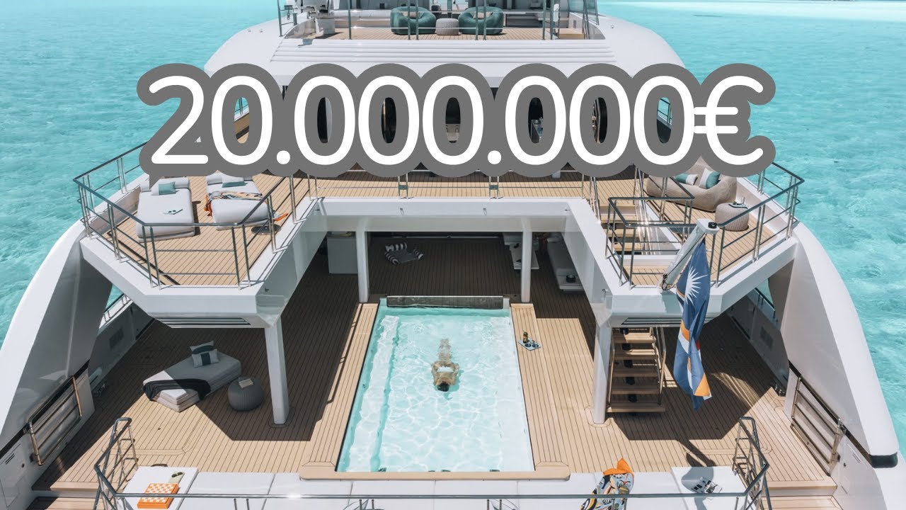 Tour de un Catamarán de Súper Lujo de 20 Millones en Mónaco!