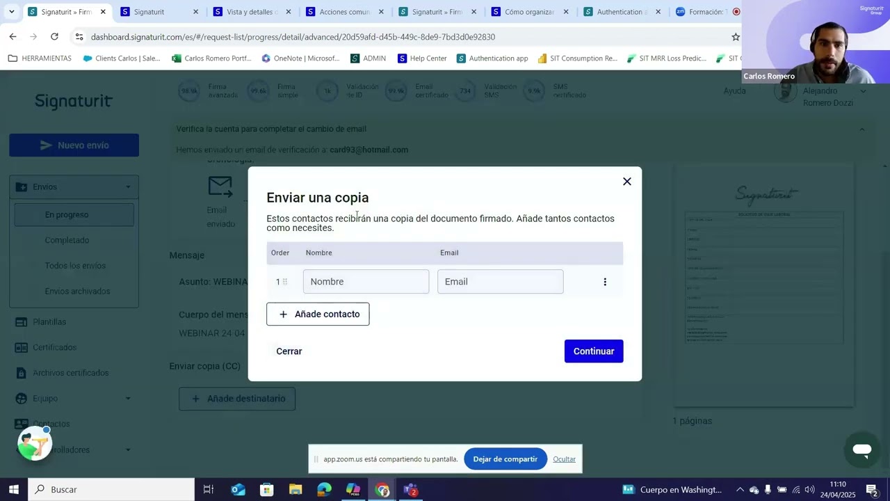 Todo lo que sucede después del envío a firma
