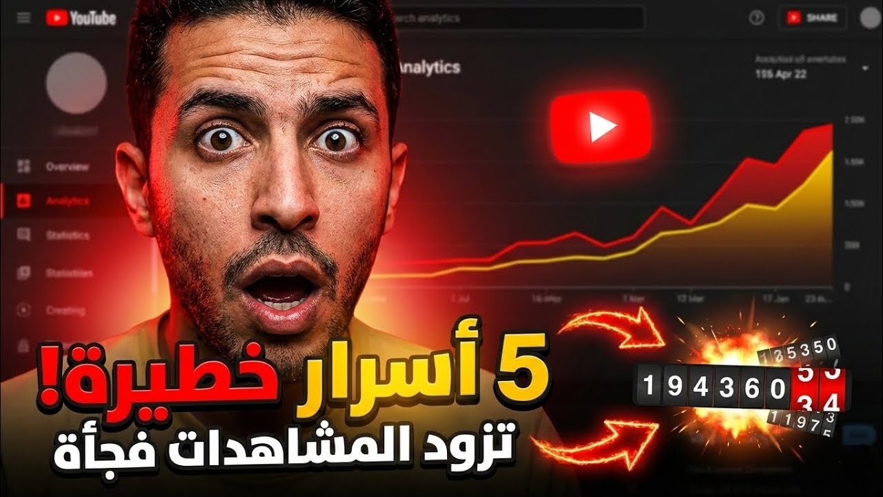5 أسرار خطيرة لزيادة المشاهدات على يوتيوب! (حاجات محدش بيقولك عليها)