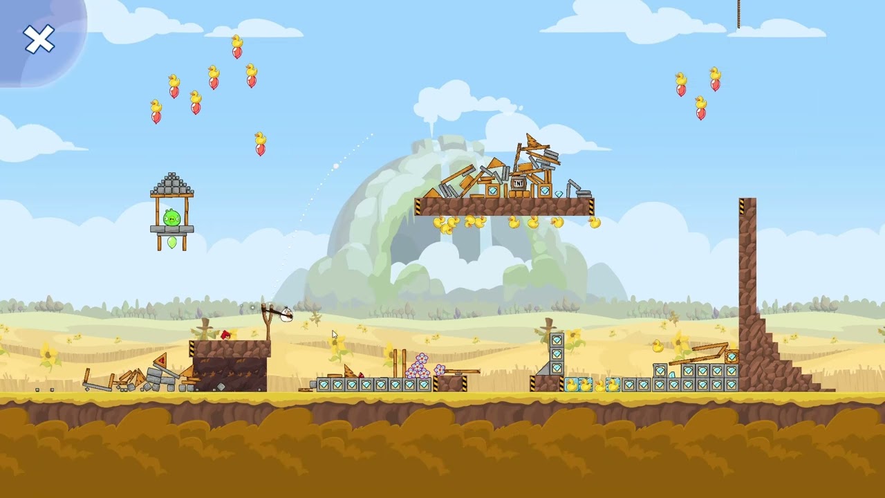 Angry Birds Friends Level 7 Tournament 1825 three stars NO POWER-UP walkthrough 2026-09-19