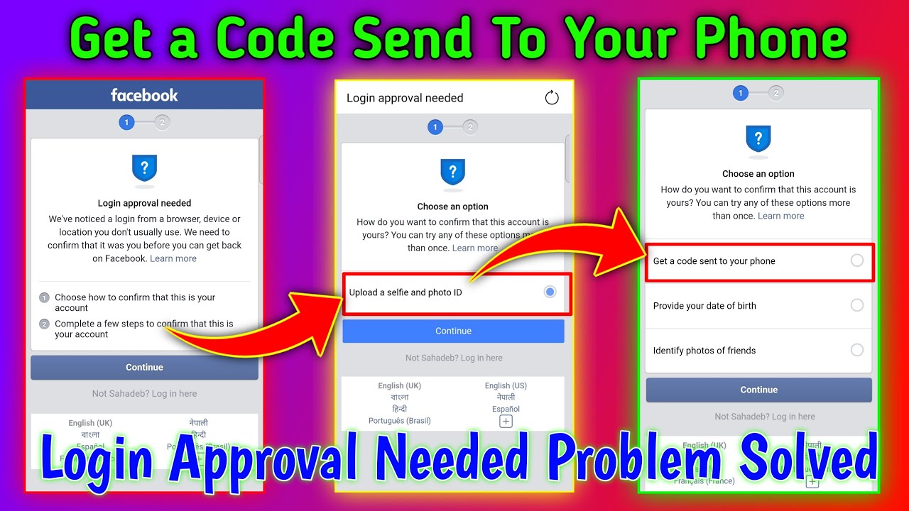 Login Approval Needed Problem | How to Fix Facebook Login Approval Needed | Login was not approved