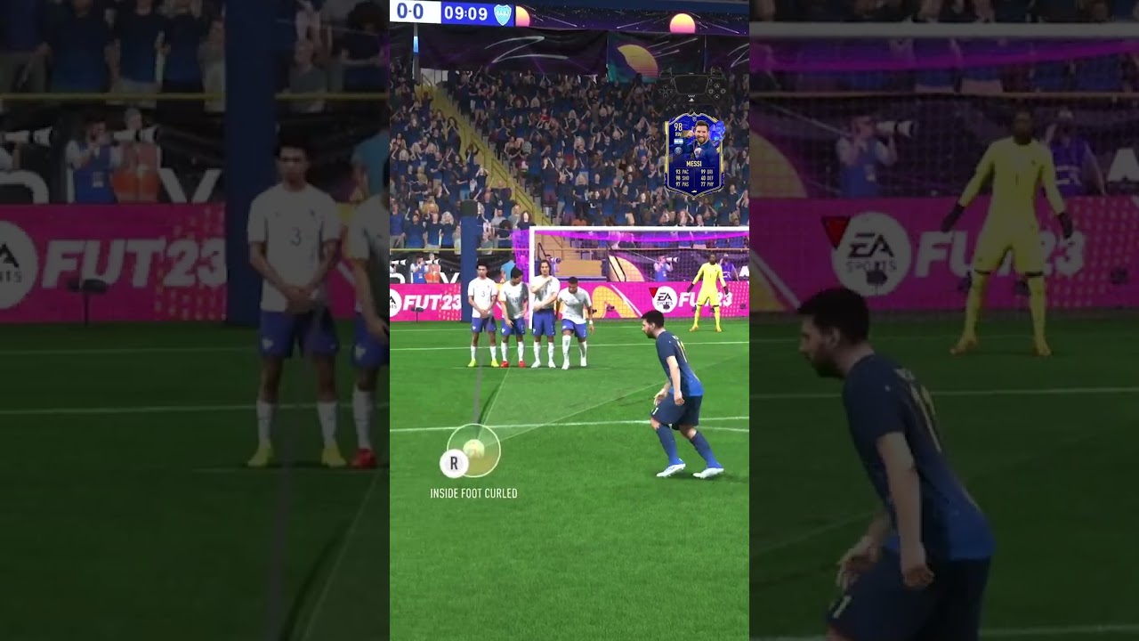 Best Freekicks In FIFA 23 #shorts