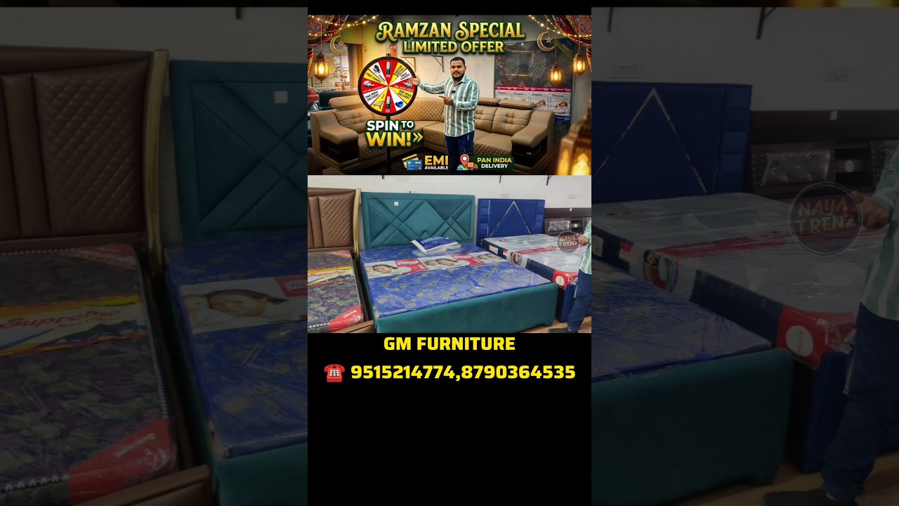 Exclusive Ramazan Discounts at GM Furniture! 🤩 #nayatrenz #ramazanoffers #hyderabaddeals