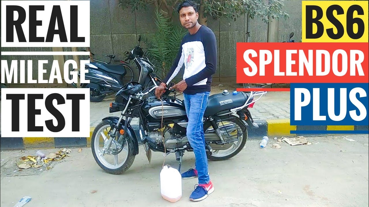 BS6 Splendor plus 2020 Real mileage test | 😱Shocking Result