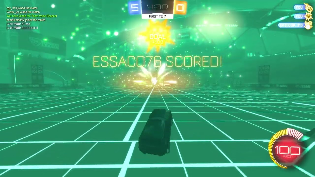 Rocket League match