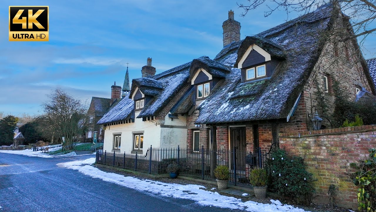Country Walk from Frozen Valley to Remote Village | THIXENDALE, ENGLAND.