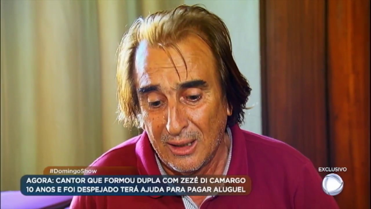 Cantor que fez dupla com Zezé Di Camargo foi despejado e vive em dificuldade
