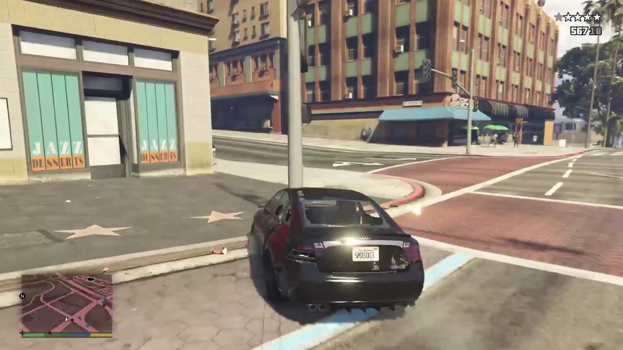 Playing GTA V story mode police chase for 2 hours straight