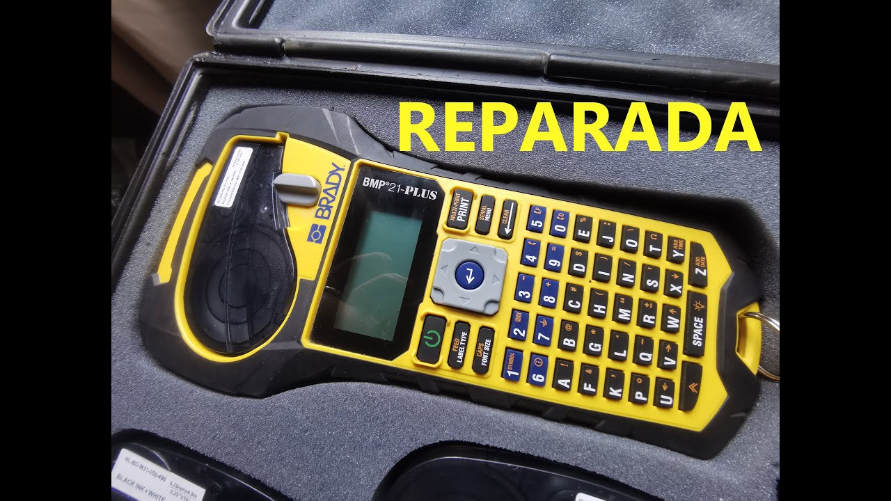 Reparacion de error Brady BMP21 PLUS