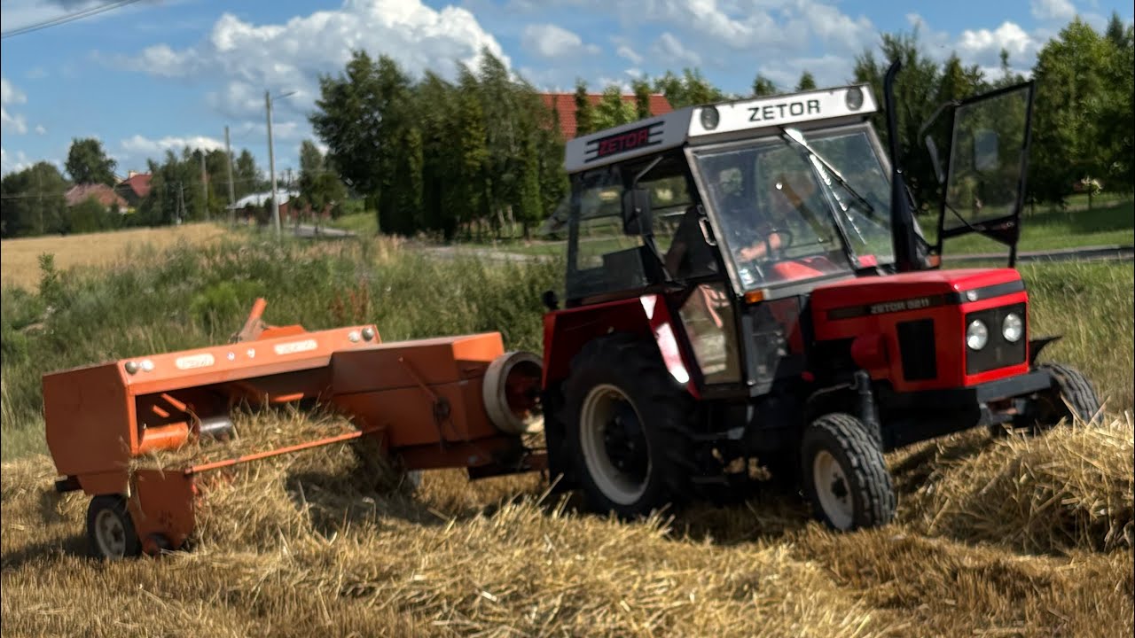 Prasowanie Słomy 2025! Żniwa 2025! Zetor 5211 Ursus c330m w akcji! Małopolska w Obiektywie!