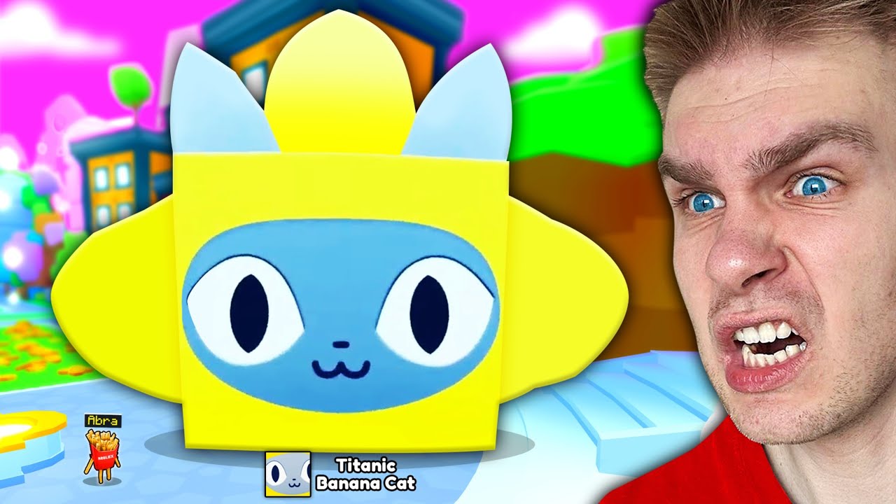 JAK KUPIĆ ⚠️ TITANIC PET (BANANA CAT) 🍌 za 100 MILIONÓW GEMÓW 💎 na AUKCJI w PET Simulator 99! 😱