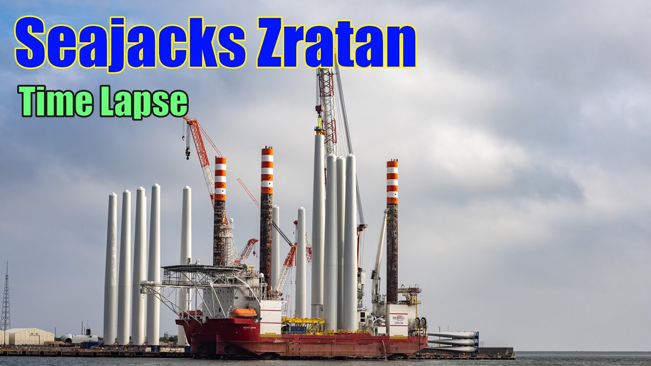 Seajacks Zaratan 【Time Lapse】