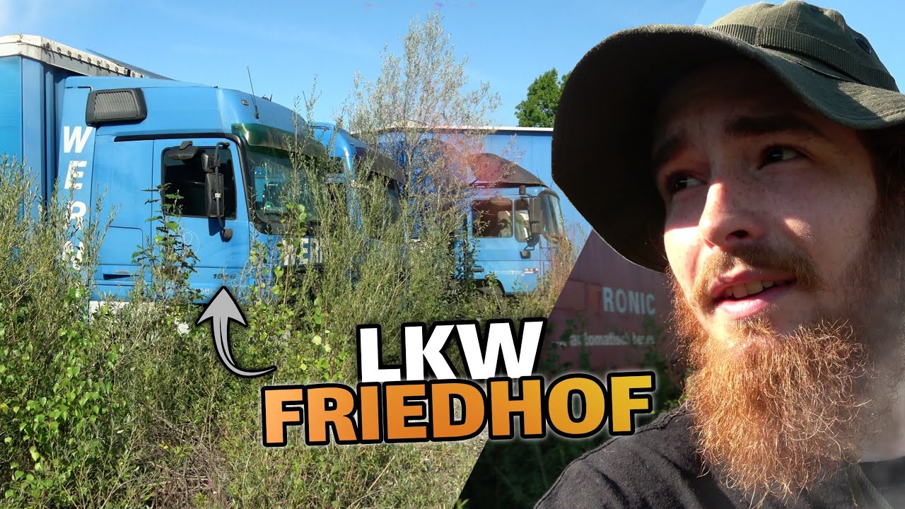 dutzende LKW's VERMODERN auf diesem VERLASSENEN Betriebsgelände 😶 Lost Place (LKW Friedhof)