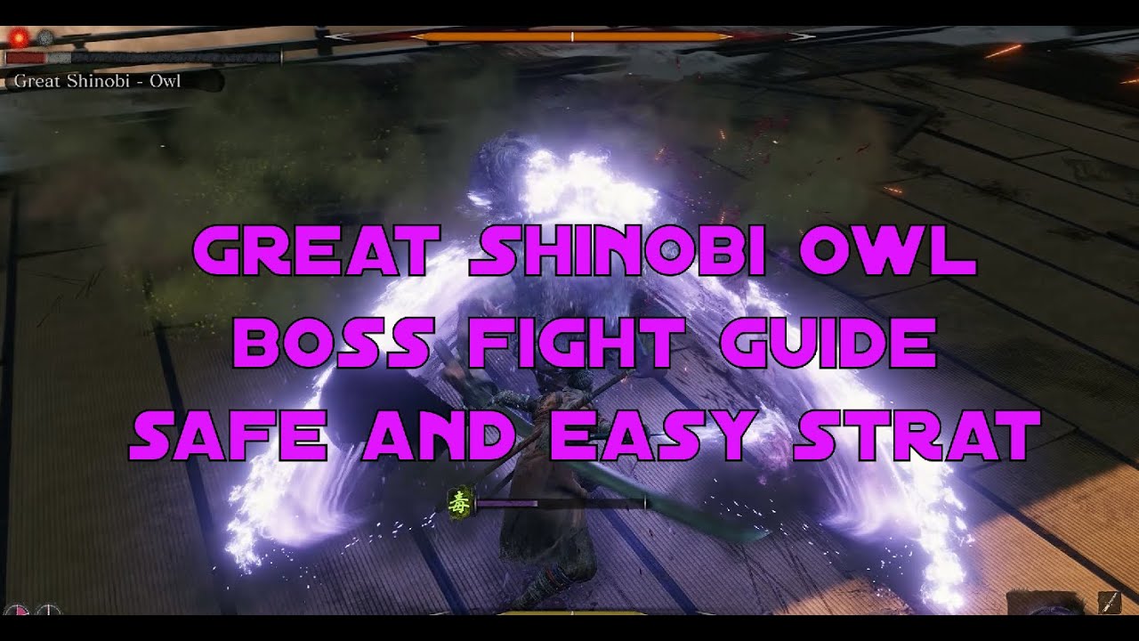 Sekiro How to Beat Great Shinobi Owl | Boss Fight Guide / Explanation | Sekiro Playthrough 2022