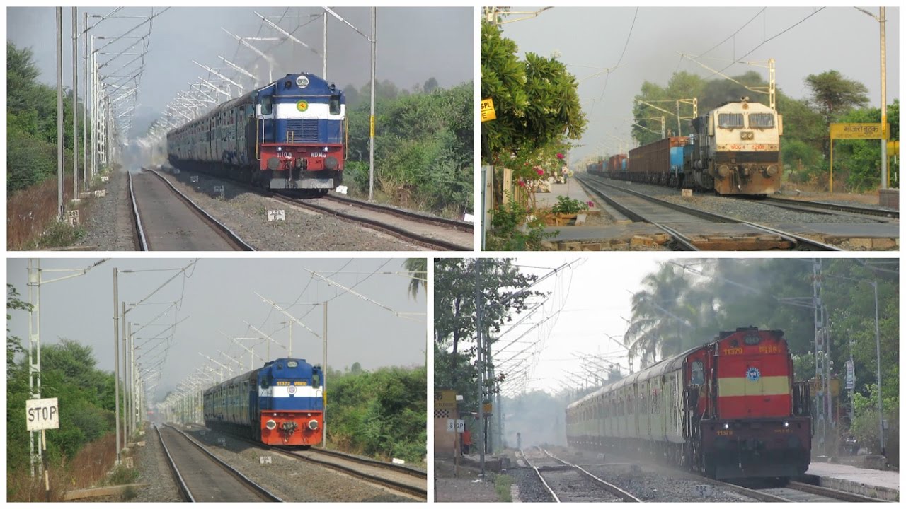 Fast diesel trains on Pune Daund Line!