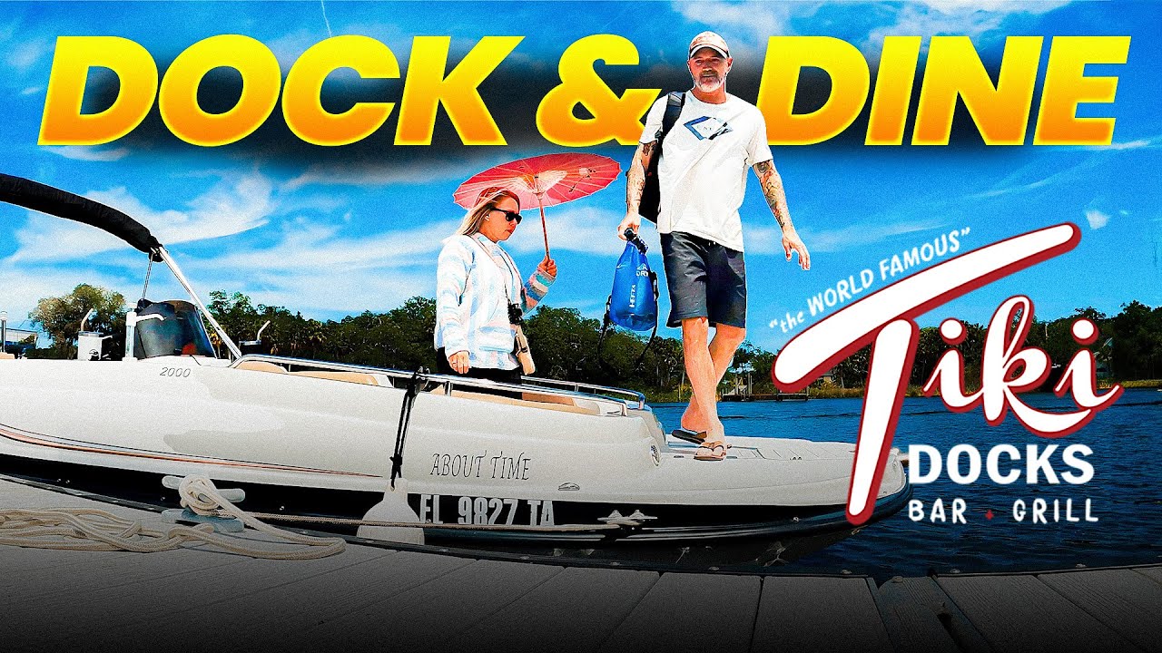 Исследуем рестораны на набережной на лодке!