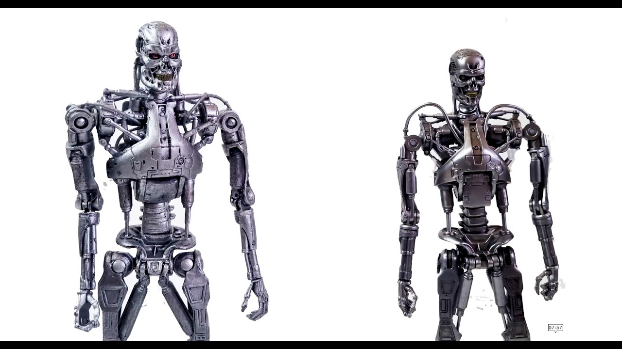 Terminator 2: T-800 Endoskeleton Medicom Mafex 206 огляд и порівння фігурки з NECA bootleg