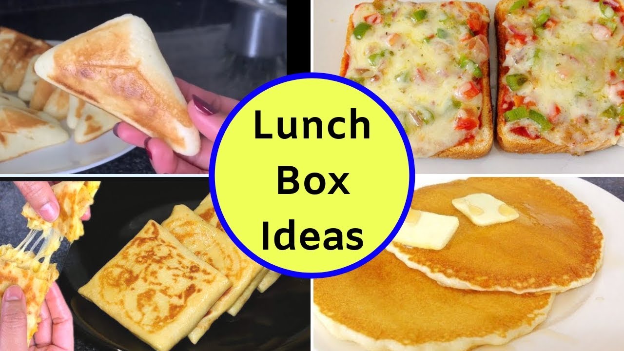 4 Lunch Box Recipes - Lunch Box Ideas - Tiffin Recipes - Back To School