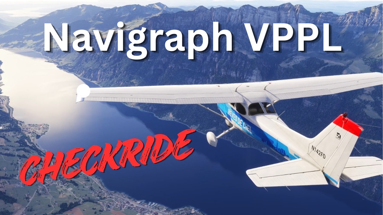 Одиночный полет по программе Navigraph VPPL: потрясающая графика и захватывающие виды Швейцарии в...