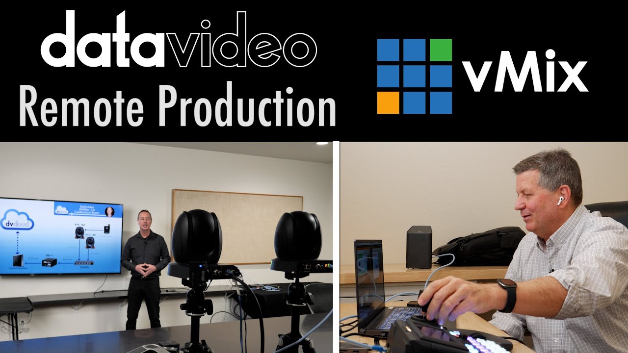 Удаленное производство Datavideo Live с использованием vMix