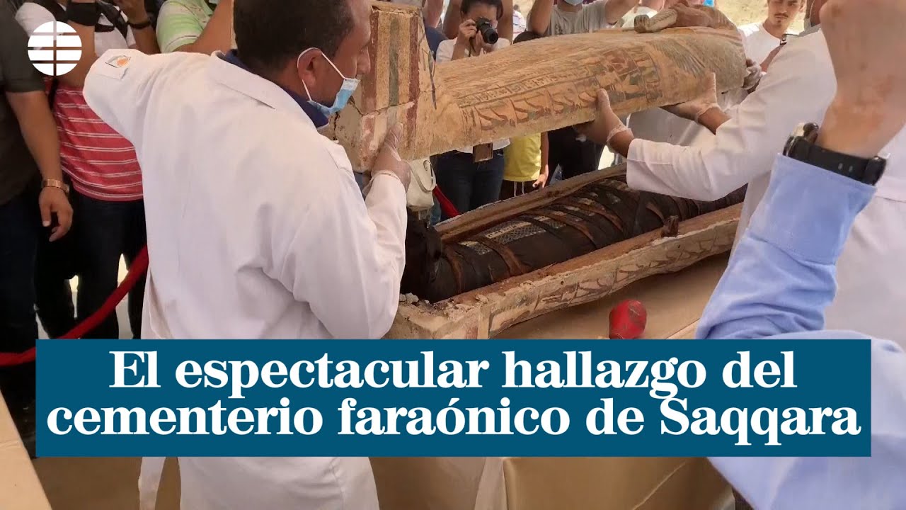 El espectacular hallazgo del cementerio faraónico de Saqqara| EL MUNDO
