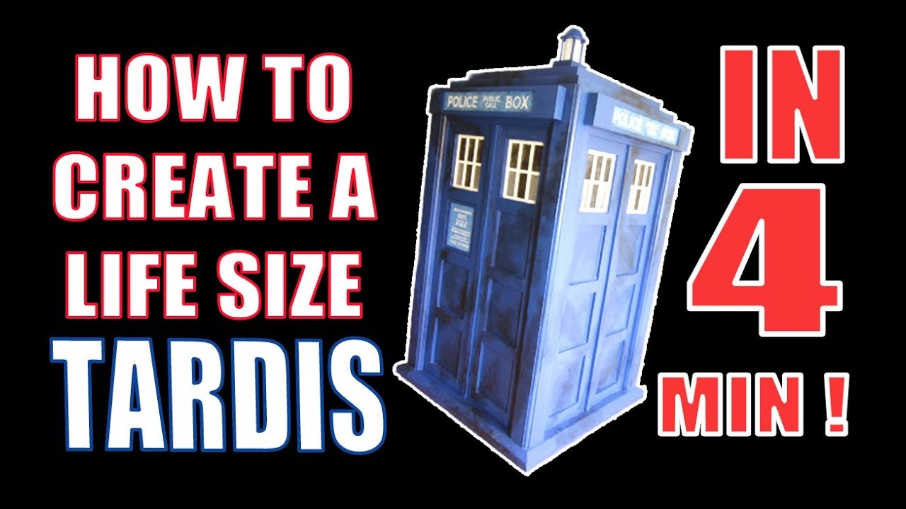 How to build a TARDIS full size [timelapse]