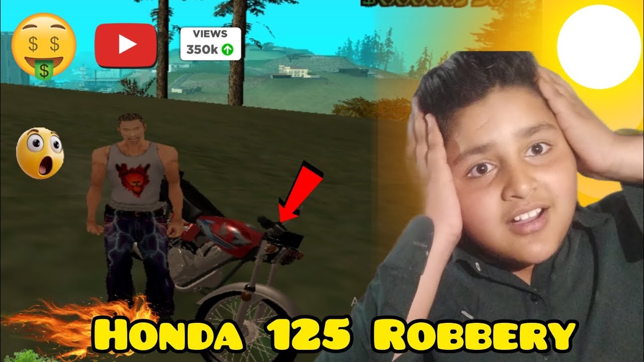 Honda 125 robbery l Gta Sanandreas 😮😮😮😎