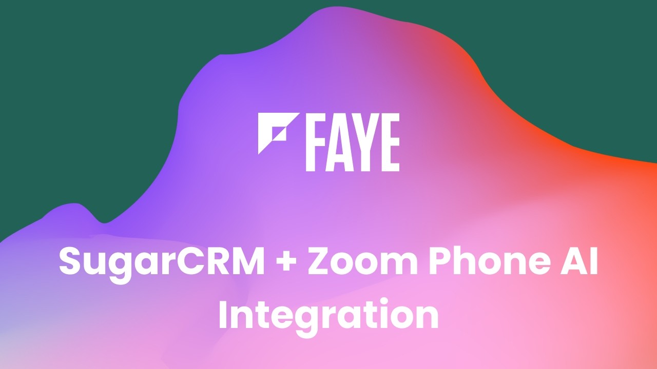 SugarCRM Zoom Phone AI Integration Demo
