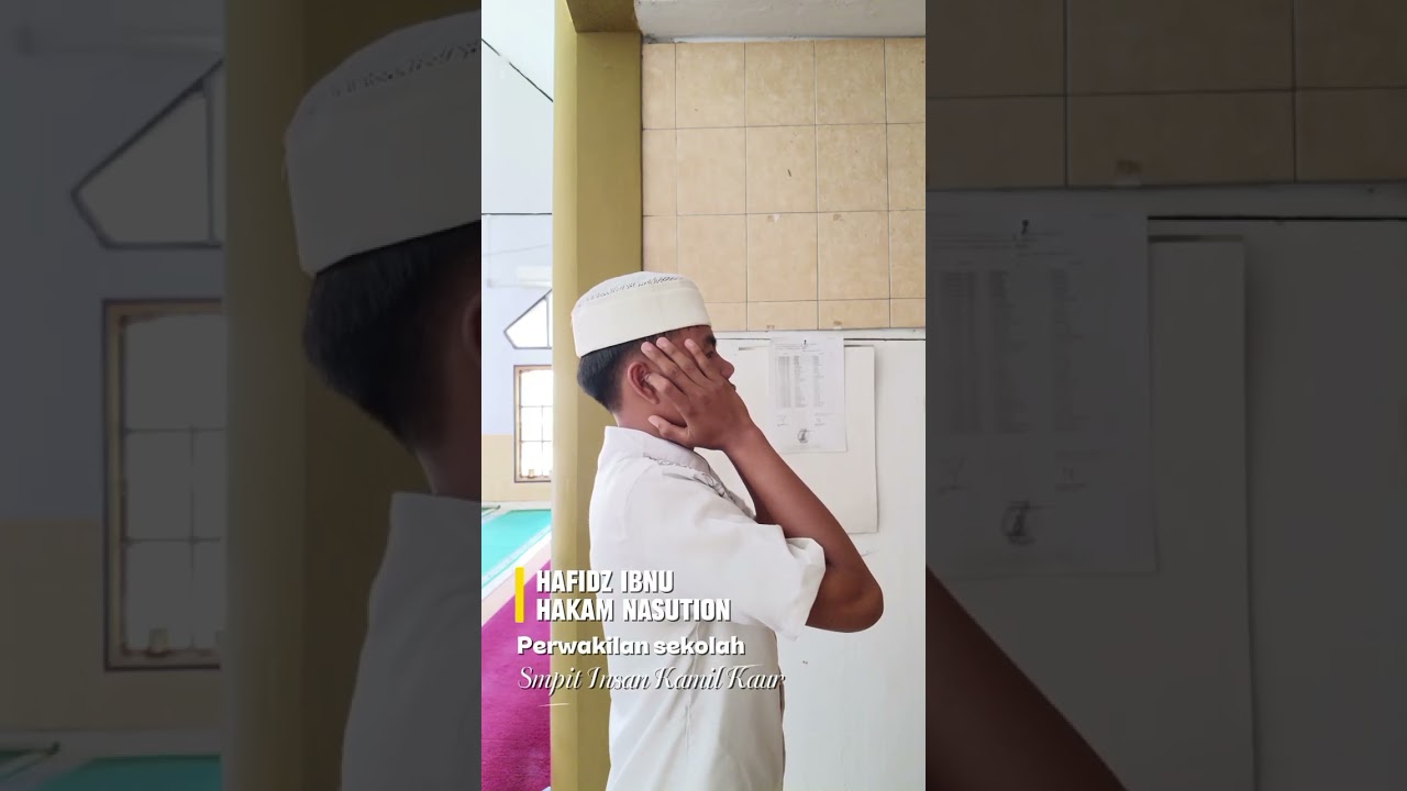 Saya (Hafidz Ibnu Hakam N) Perwakilan Lomba Adzan dari SMPIT Insan Kamil Kaur @mediasmaitiqra6404